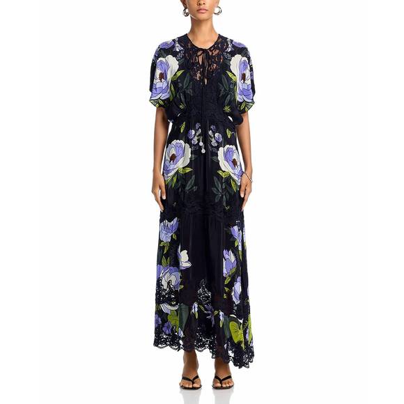 Farm Rio Soft Garden Maxi Dress